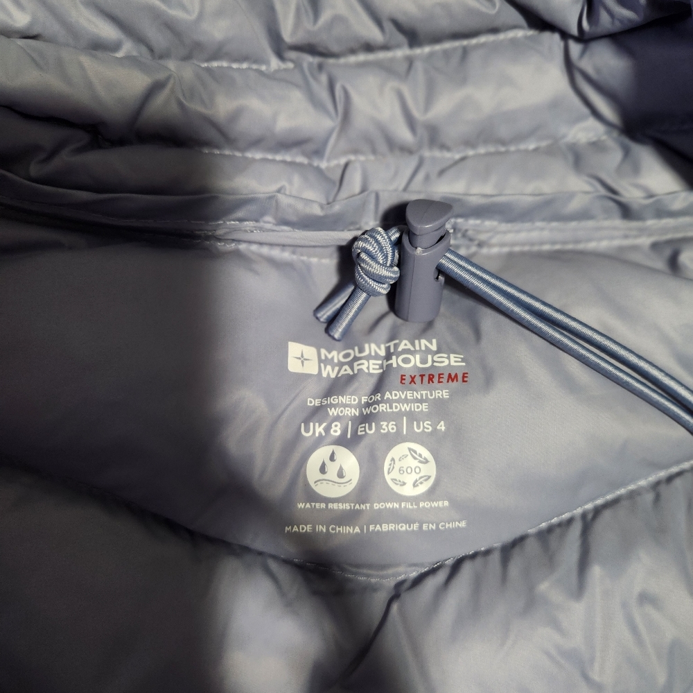 Women's Light Blue Puffer Jacket - Picture 8 of 8